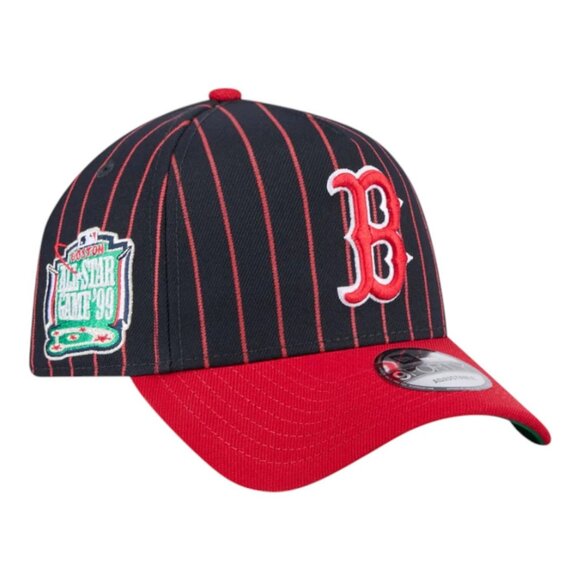 New Era Boston Red Sox Pinstripe 9FORTY Snapback Hat 1999 All Star Game Patch - Picture 1 of 6
